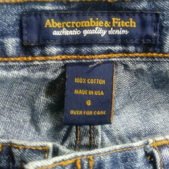 Y2K Abercrombie & Fitch crop women's jeans size 6 - Picture 5 of 5